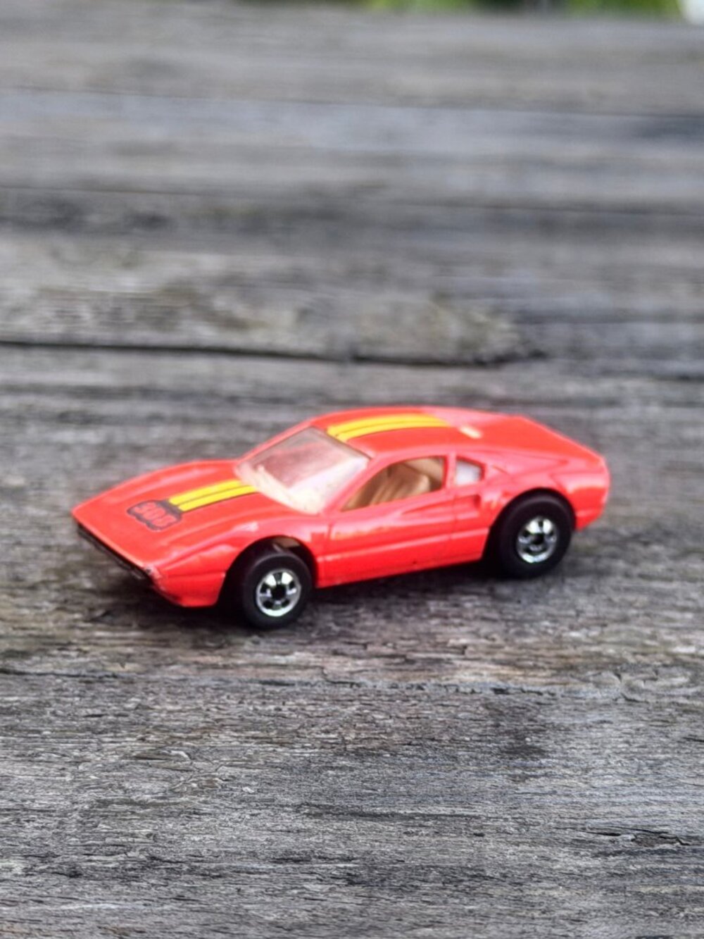 Vintage 1977 Hot Wheels Race Bait 308 Ferrari GTB Racer Red Racing Car